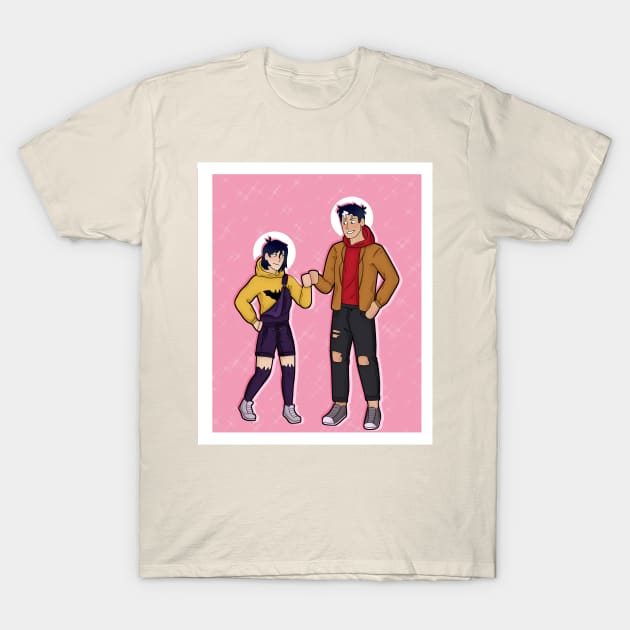 Jay and Cass T-Shirt by TheStickPeople